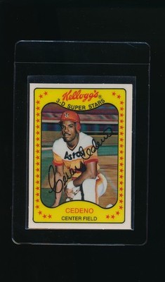 1981 Kellogg's #14 Cesar Cedeno * Center Field * Houston Astros * NM/NM-MT *