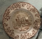 Antique Transferware Copeland & sons bowl set 1880s Castle Acora Stoke On Trent — photo 2