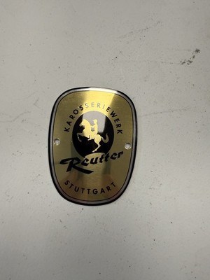 Porsche Reutter Badge