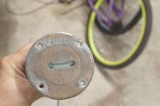 Bronze fuel deck fill fitting marine