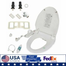 Toilet Seat with Adjustable Water Temperature- Electric Smart Bidet Seat