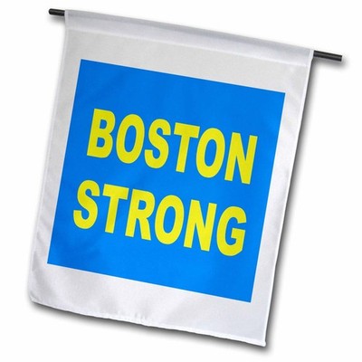 3dRose fl_113689_1 Boston Strong Garden Flag, 12 by 18-Inch
