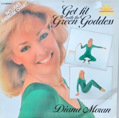 Get Fit With The Green Goddess, Diana Moran 12  Vinyl LP Record
