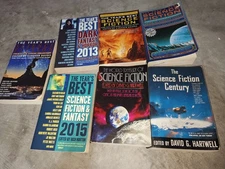 The Year's Best Science Fiction Lot Of 7 Books Fantasy Horror Softcover 