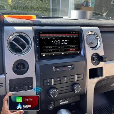 9'' Android 15 Auto Car Stereo Radio GPS AUTO AC For Ford F-150 2009-2014 CarPlay
