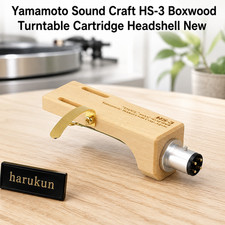 Cartouche de platine vinyle Yamamoto Sound Craft HS-3 en buis neuve