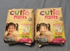 Two Cuties Training Pants Unisex Size 4T-5T Two 19 Count 38 Count Total