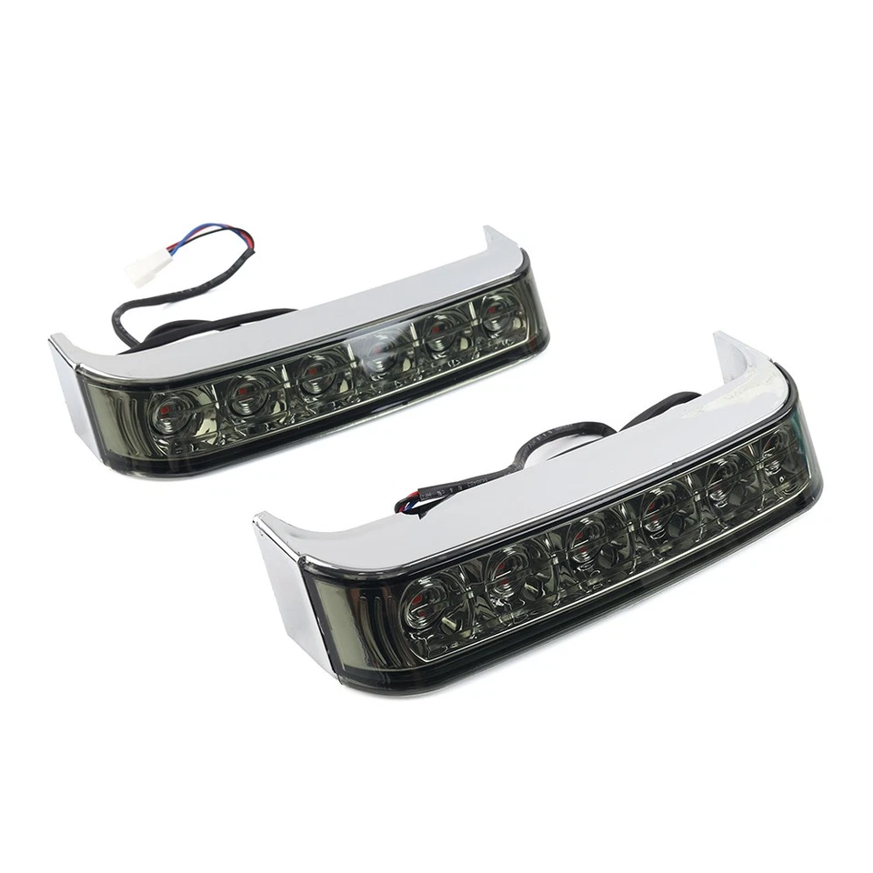 Luz de giro de freno de alforja LED para Harley Electra Street Glide Road King 1997-13 Foto 3 de 4