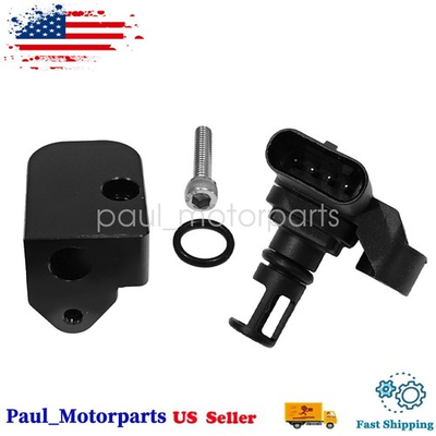 #ad Intake Air Sensor Pressure Temperature Black Spacer Kit for Chevrolet $34.67