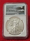 2015-W  Silver Eagle Dollar ASE NGC MS 70 EARLY RELEASES BURNISHED        #T2036