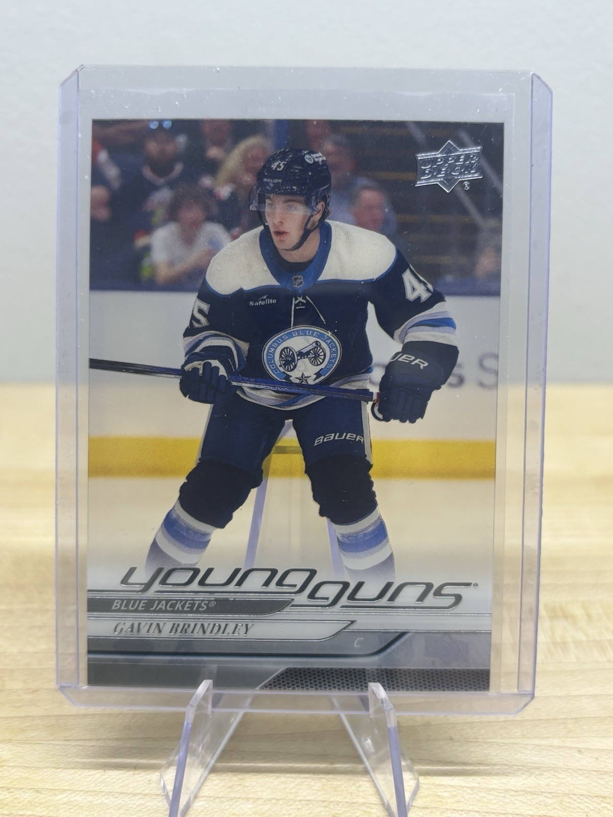 2024-25 Upper Deck Young Guns Clear Cut Gavin Brindley RC #207