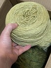 Lot of Dark & Light Olive Green Yarn, 5 Skeins or Cakes of Yarn, 34 Ounces — photo 4