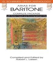ARIAS FOR BARITONE - COMPLETE PACKAGE: WITH DICTION COACH By Robert L. Larsen