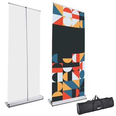 Deluxe retractable banner single-sided (47''x80'')