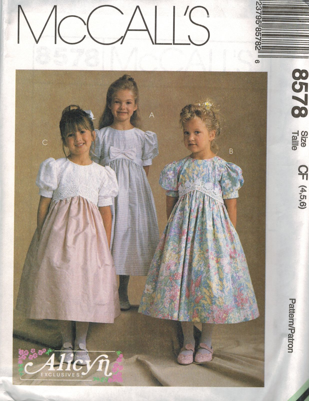 Uncut Children's/girls' Tops, Dresses and Leggings Mccall's Sewing Pattern  6500 Size 3-6 7-14 FF 