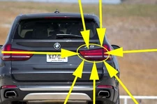 BMW F15 X5 RIGHT INNER TAILLIGHT REAR LAMP 2014-UP NEW TAIL LIGHT GENUINE OE