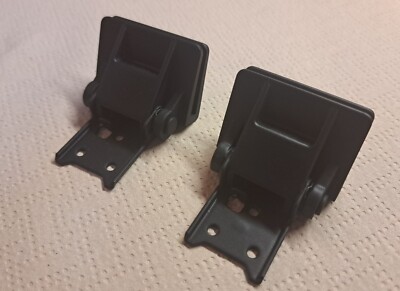 2x ORIGINAL Turntable Dust Cover Hinge HINGES LID - SANSUI