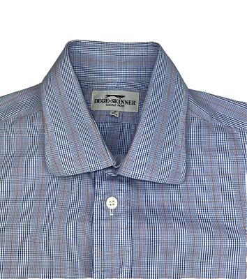 DEGE & SKINNER SAVILE ROW LUXURY DESIGNER CLASSIC SHIRT TAILORED FIT: 16 (41CM)