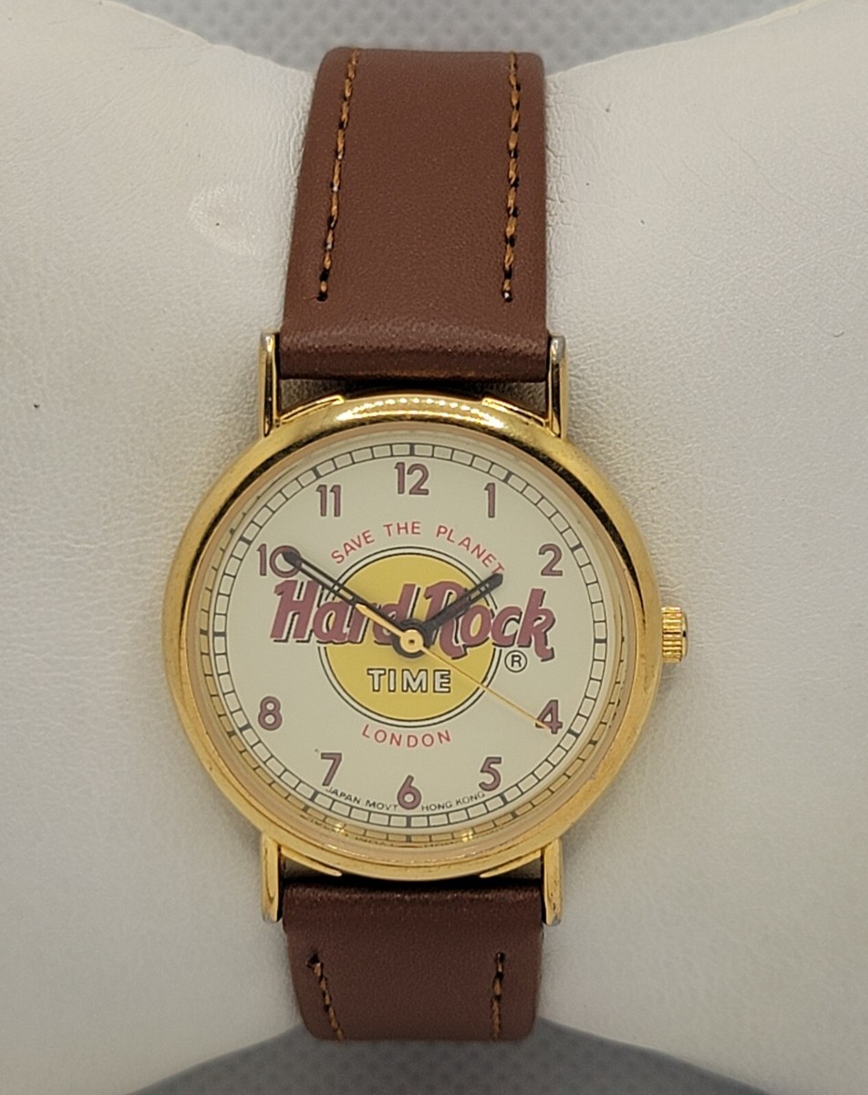 Unisex Hard Rock Cafe London Save The Planet Gold Tone Brown  display picture 3