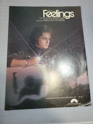 MORRIS ALBERT Feelings VINTAGE SHEET MUSIC VGUC