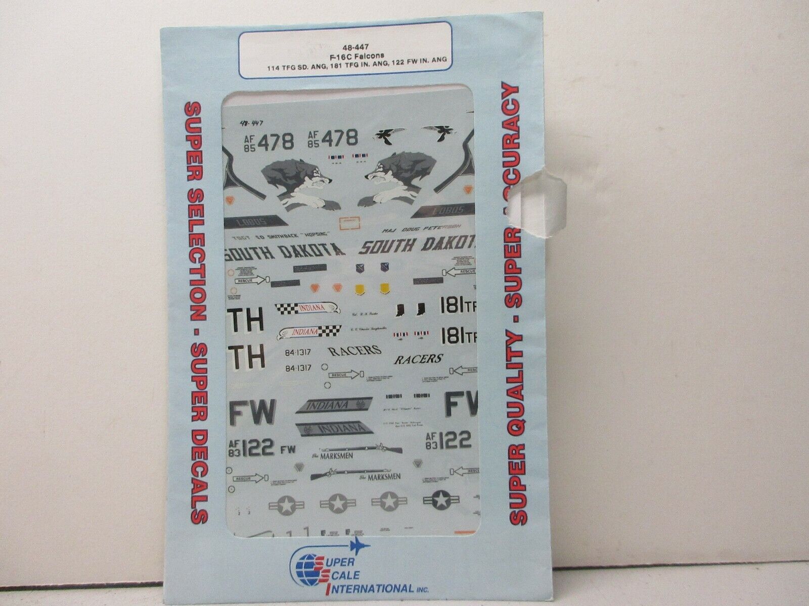 SUPERSCALE 1/48 F-16C FALCONS   #48-447