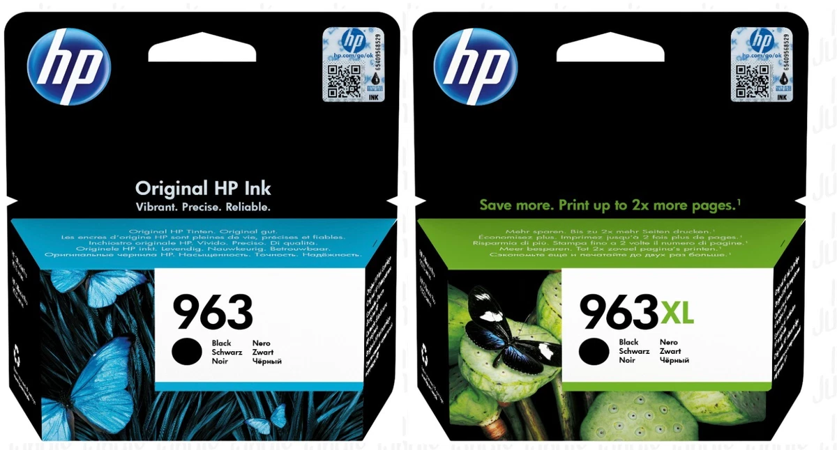 Original HP 963 963XL Black Ink Cartridges For HP OfficeJet Pro