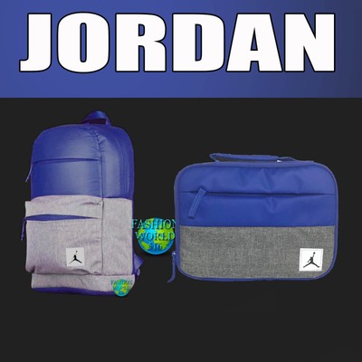 jordan backpack and lunchbox