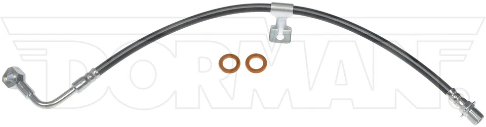 Manguera hidráulica de freno delantera izquierda Dorman 767HI91 compatible con GMC R1500 1987 GAS Foto 2 de 4