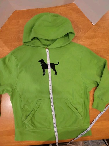 The Black Dog Youth Size L Green Hoodie Classic Preppy Unisex Outstanding Cond - Picture 6 of 11
