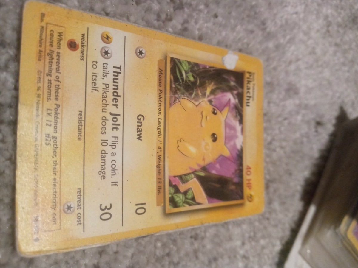 Pokémon TCG Pikachu World Collection 58/102 Regular Promo 1995