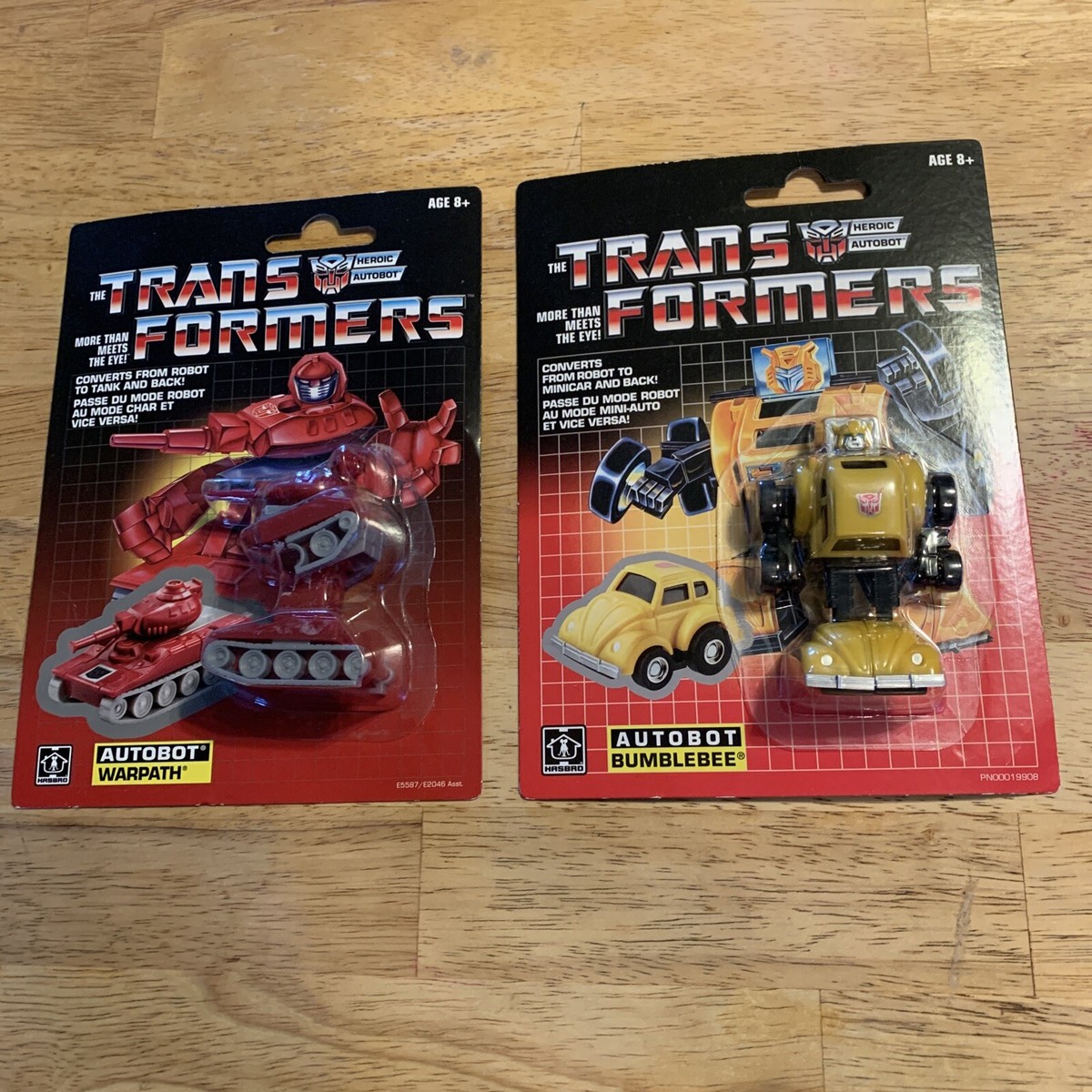 Transformers G1 WARPATH MOC 2019 Walmart Reissue Hasbro Autobot Bumblebee