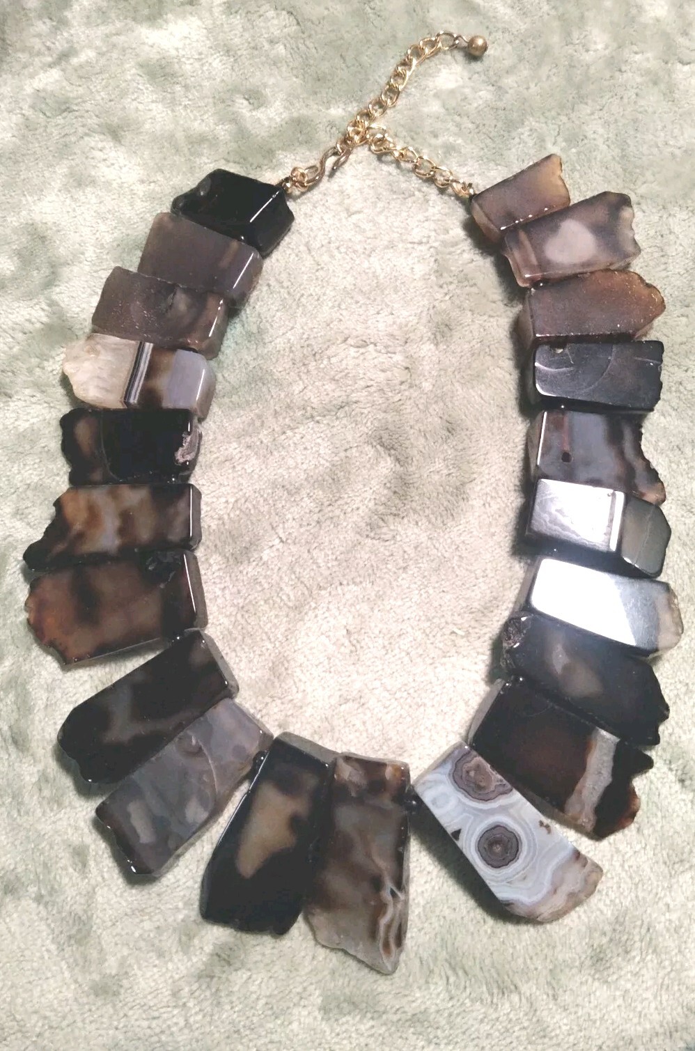 VTG KENNETH JAY LANE KJL STATEMENT SEMI PRECIOUS … - image 1