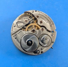 VINTAGE 16 SIZE HAMILTON GRADE 975 MODEL 1 POCKET WATCH MOVEMENT PARTS