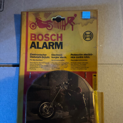 vintage bosch motorcycle electronic burglar alarm