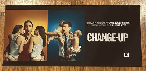 🌟 The Change-Up - Ryan Reynolds - Movie Theater Mylar / Poster - 6x13