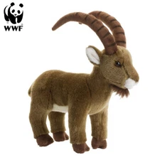 WWF Stuffed Toy Capricorn 9 1/8in Lifelike Stuffed Animal Stand Ibex