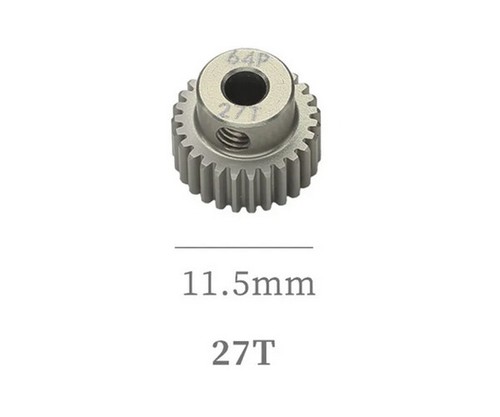 HARD COATED ALU 64P PITCH 21T - 54T PINION GEAR FOR 1/8 1/10 CAR BUGGY MONSTER - Picture 31 of 58
