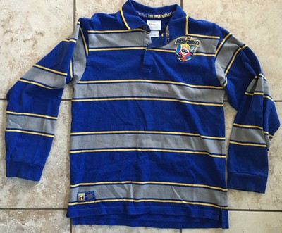 Long Sleeve Polo Shirt Size 