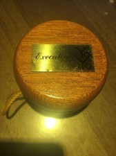 Beautiful Vintage XL Wooden Executive Yo-Yo 3  Diameter SOLID WOOD Relaxation