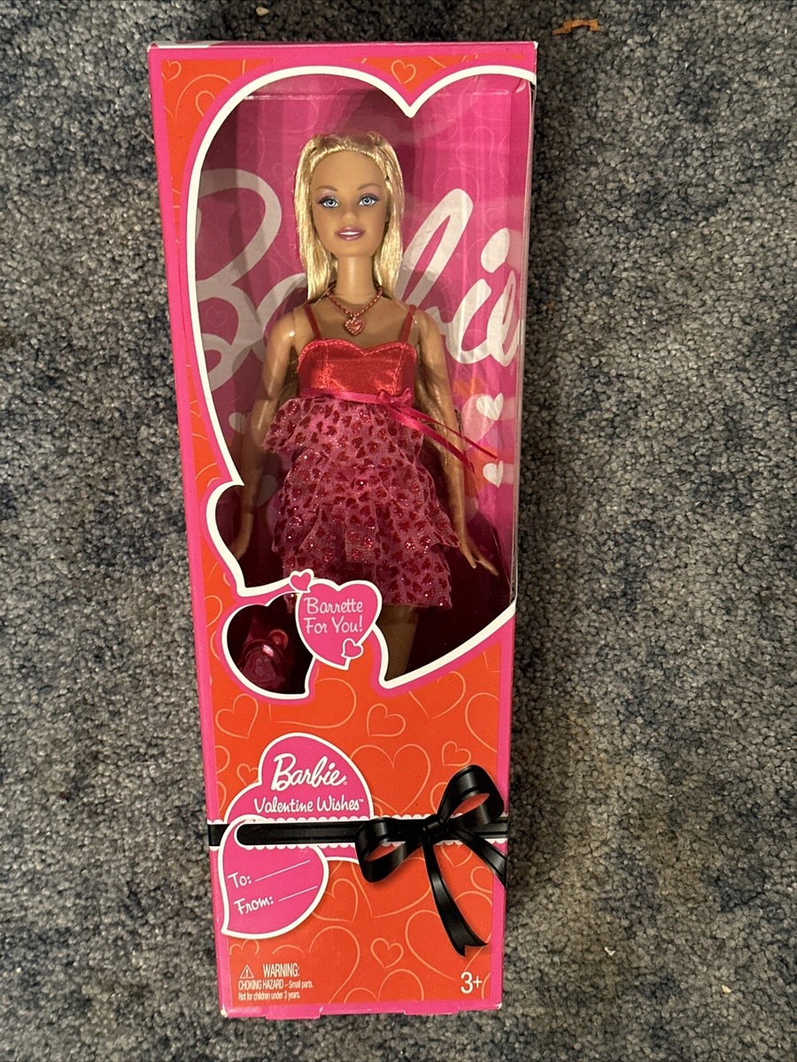 2009 Barbie Valentine Wishes Doll Special Edition MIB Never Opened