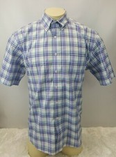 Jos. A Bank Short Sleeve Dress Shirts Men Size Large Traditional Fit Lot of 2