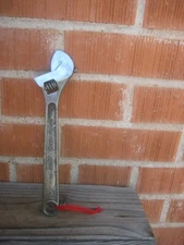 1940s Vtg 10" Lgth DIAMOND CAULK HORSESHOE CO. - Diamalloy Adjustable Wrench USA