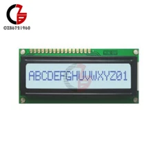1601 LCD 16X1 White Character LCD Display Module LCM STN SPLC780D / KS0066