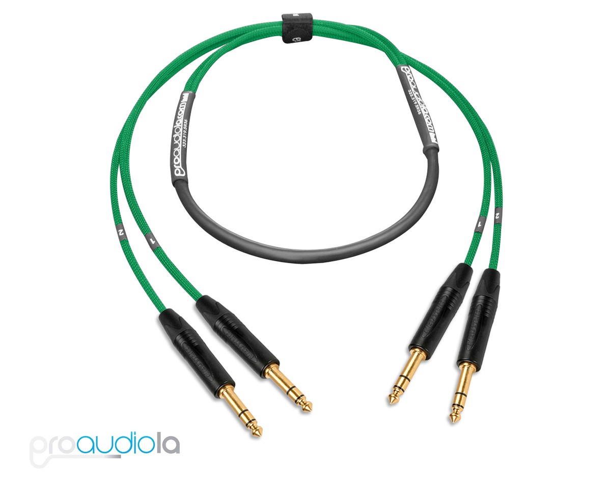 Premium 2 Channel Mogami 2930 Snake | Neutrik Gold TRS to TRS