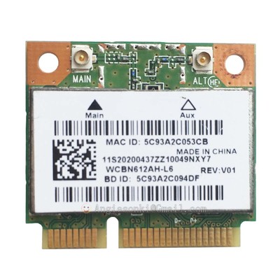 Lenovo IdeaPad S510p Wireless half PCIELAN Card QCWB335 wifi+BT4.0 WCBN612AH-L6