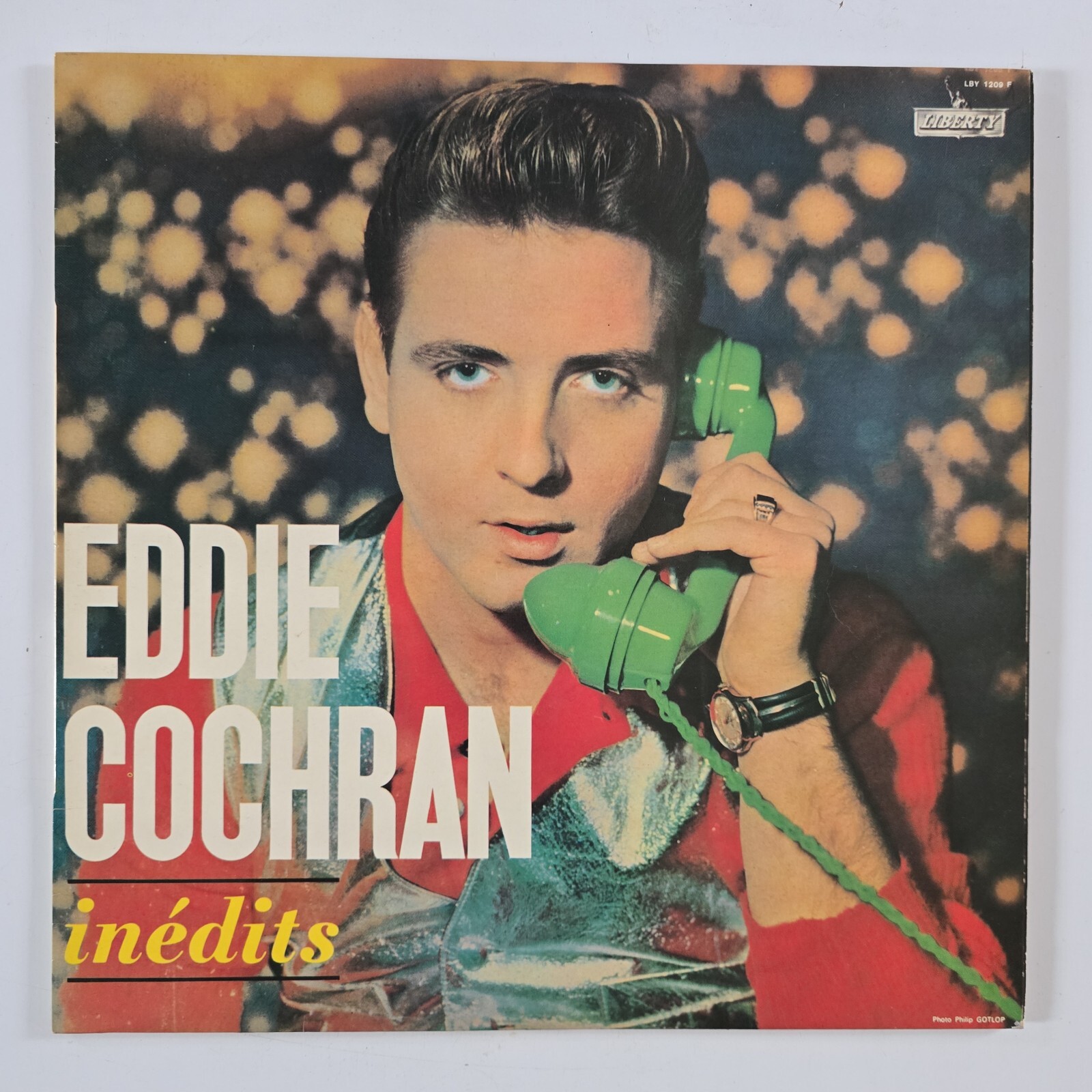 Eddie Cochran INEDITS French Pressing Vinyl LP Liberty Records Rockabilly Rock