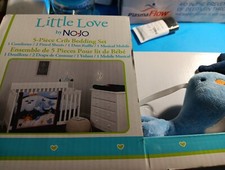 Little Love by NoJo 5 Piece Crib Bedding Set/ Polyester NIB FREE SHIPPING S1