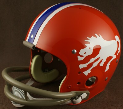 トップス BARNS OUTFITTERS COLORADO FOOTBALL 1966 DENVER BRONCOS Football Helmet (1966) | eBay
