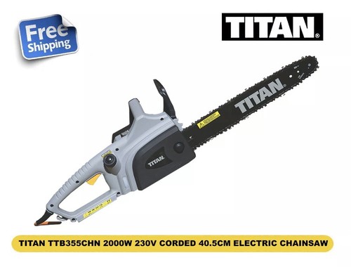 TITAN CHAINSAW ELECTRIC SHARP CUTTING 