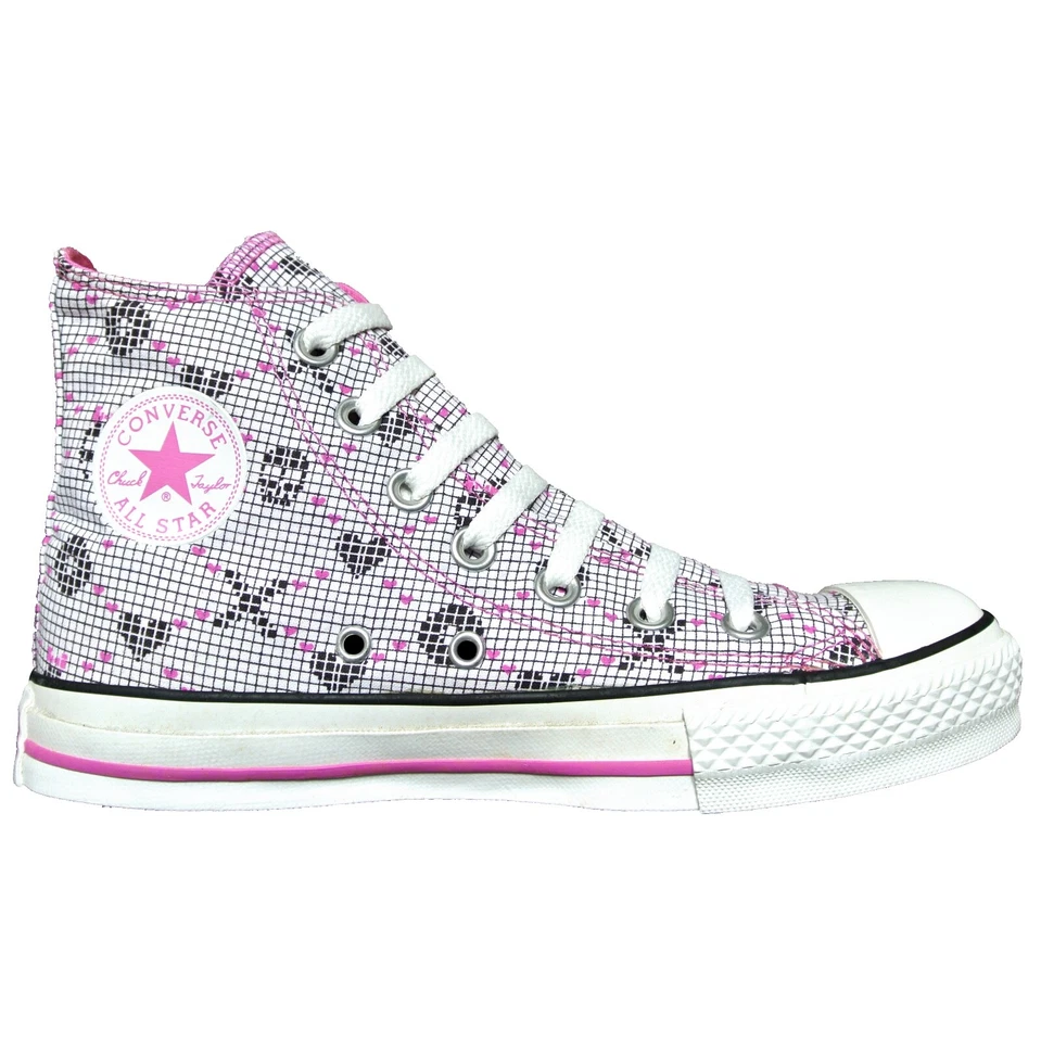 Converse EU 40,5 UK 6,5 Chucks Rose Blanc Chuck Taylor All Star Crâne - Photo 1/3